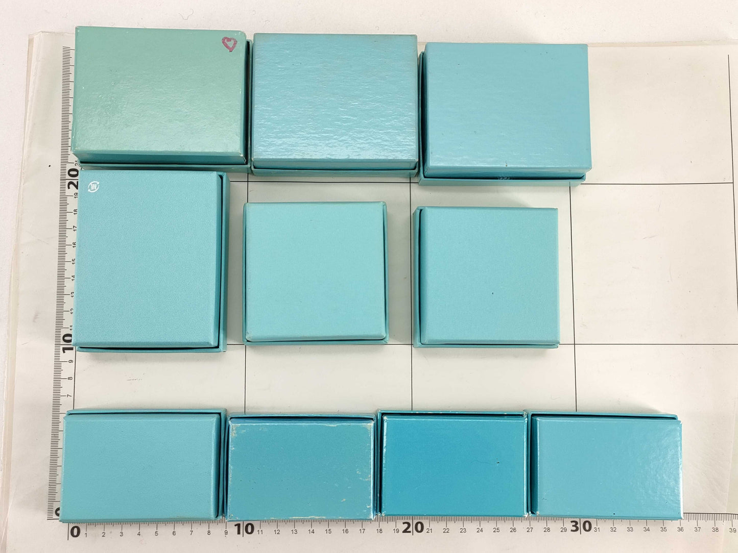 Tiffany & Co. Tiffany Jewelry Case, 10-Box Set, Brand Empty Boxes, Brand Empty Boxes