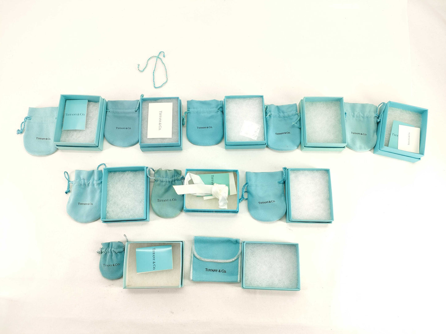 Tiffany & Co. Tiffany Jewelry Case, 10-Box Set, Brand Empty Boxes, Brand Empty Boxes