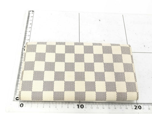 LOUIS VUITTON Damier Azur Portefeuille Sarah old wallet