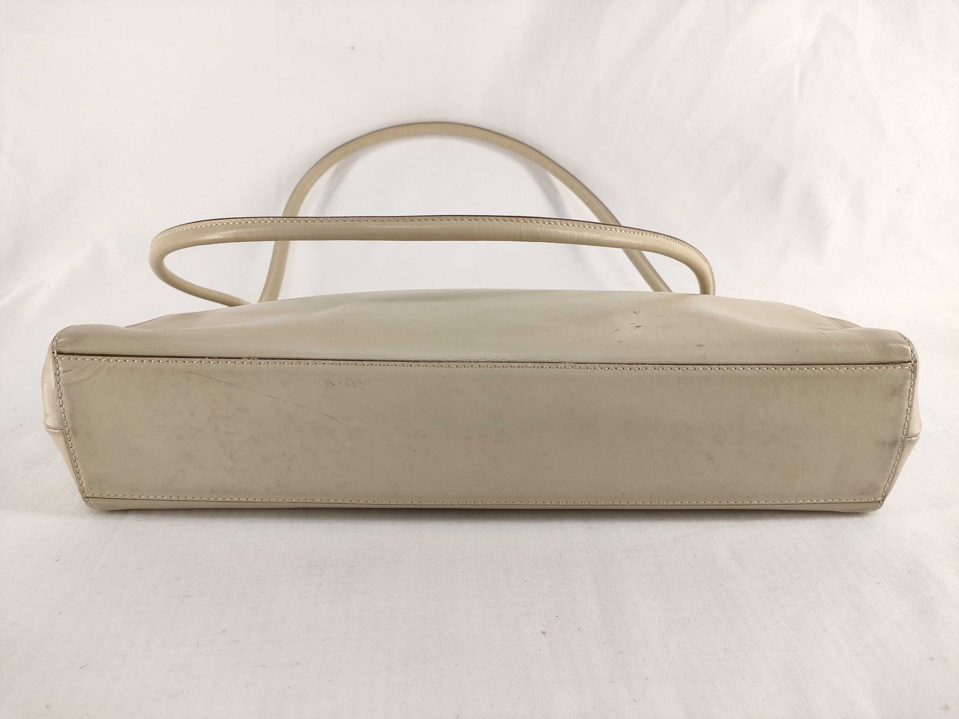 PRADA Leather Logo Handbag Shoulder Bag Handbag