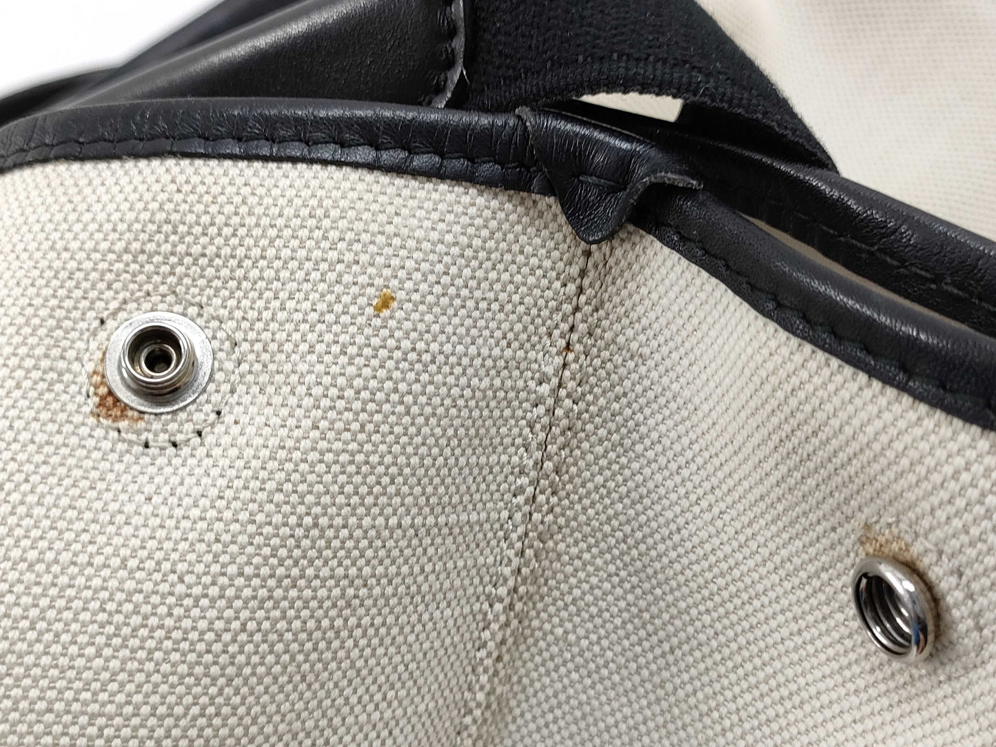 BALENCIAGA Navy Cabas Tote Bag