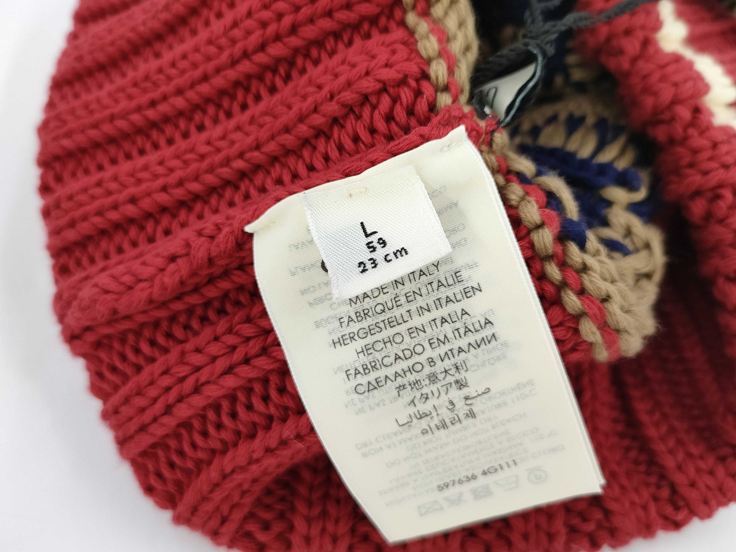 (10462_0151) GUCCI Gucci Knit Hat 597636 Other Apparel