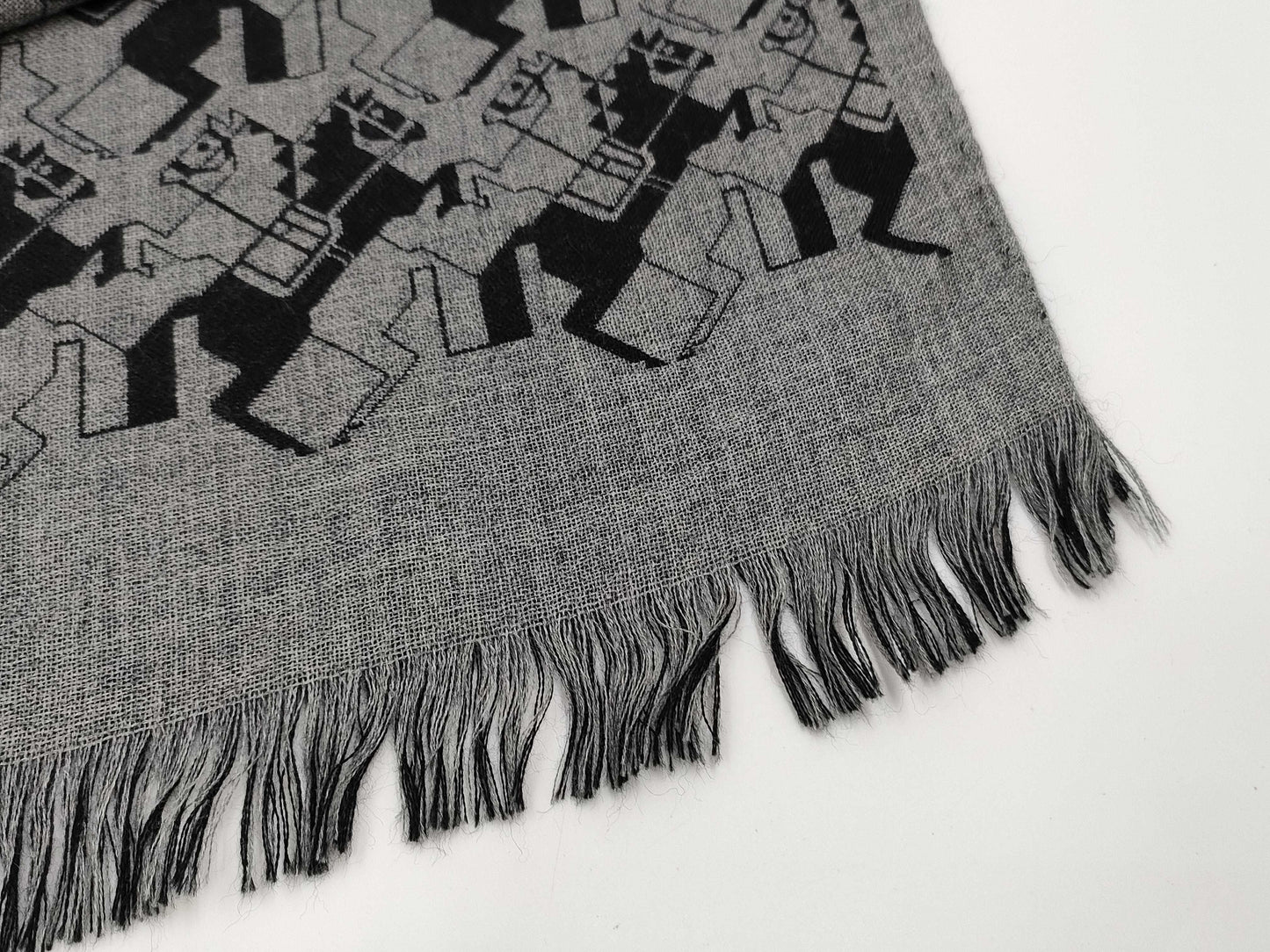 (10462_0091) HERMES Cashmere Silk Stole Other Apparel