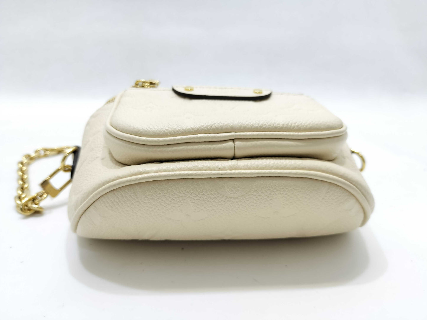 LOUIS VUITTON Monogram Empreinte LOUIS_VUITTON M83275 Mini Bum Bag with IC Dust Bag and Strap Pouch