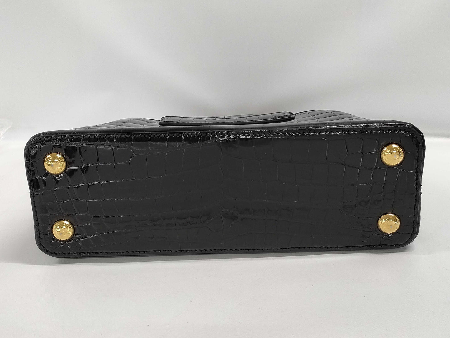 LOUIS VUITTON LOUIS VUITTON Capucines BB Black Crocodile Handbag