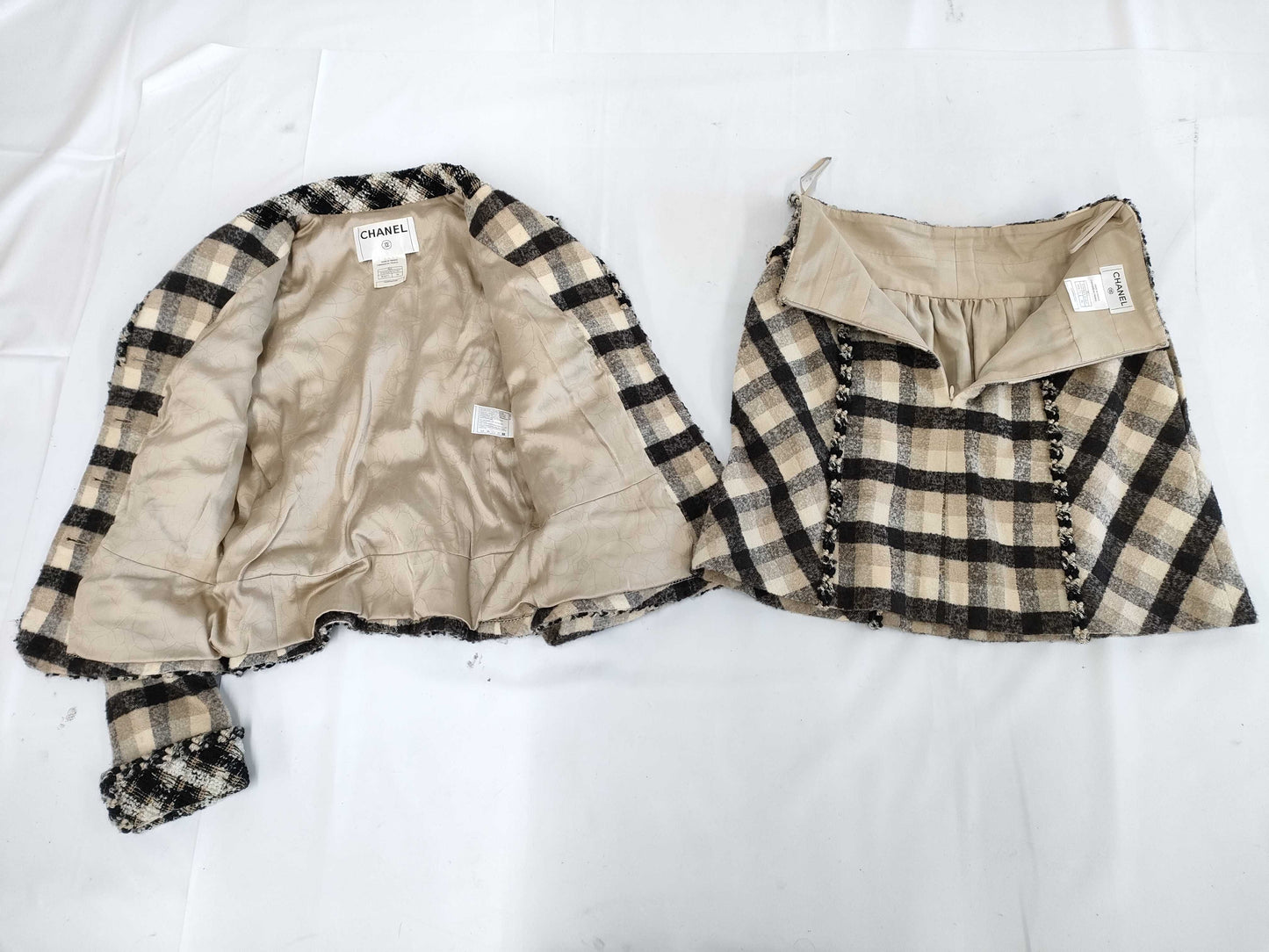 (10462_0132) CHANEL P29316W03787 Tweed Set 38 Other Apparel