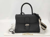Brillant Black Canvas Strap Handbag