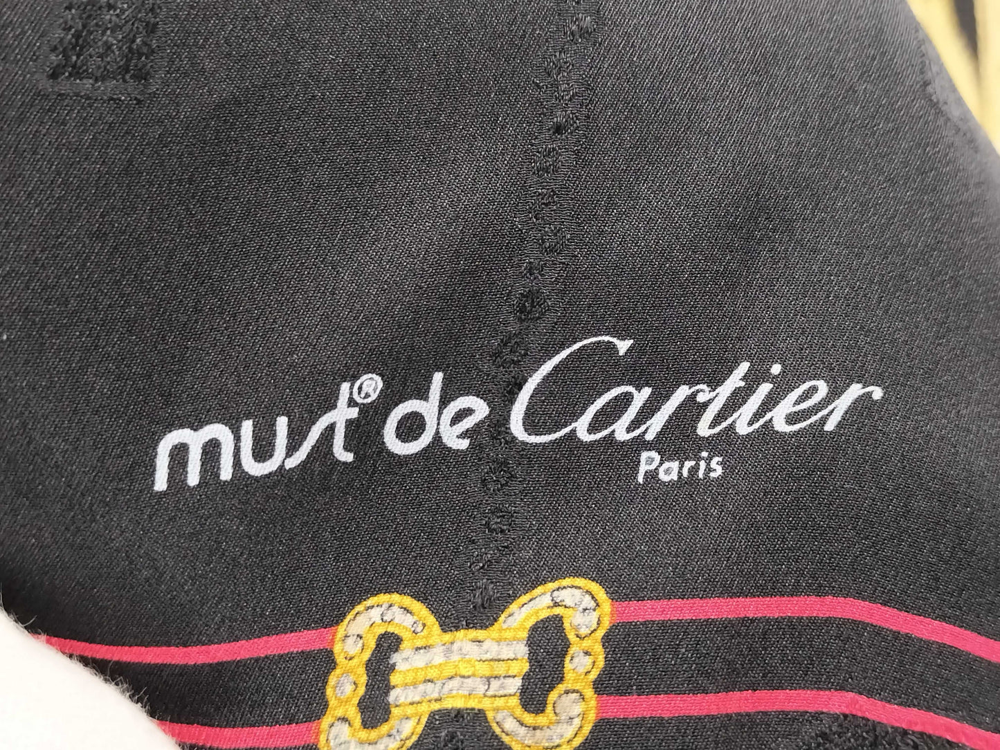 (10462_0184) Cartier Cartier Mastline Large Format Scarf Scarf
