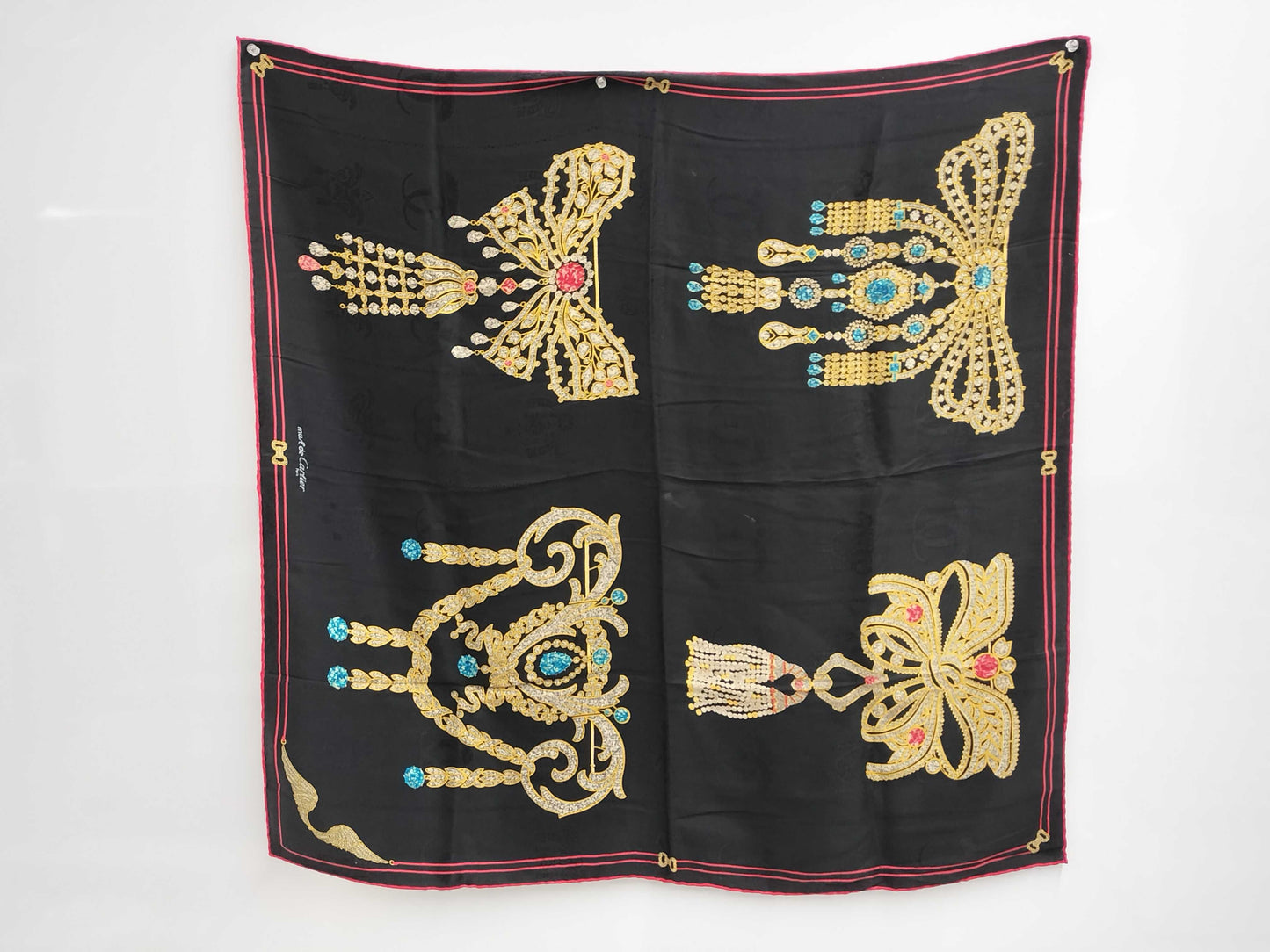 (10462_0184) Cartier Cartier Mastline Large Format Scarf Scarf