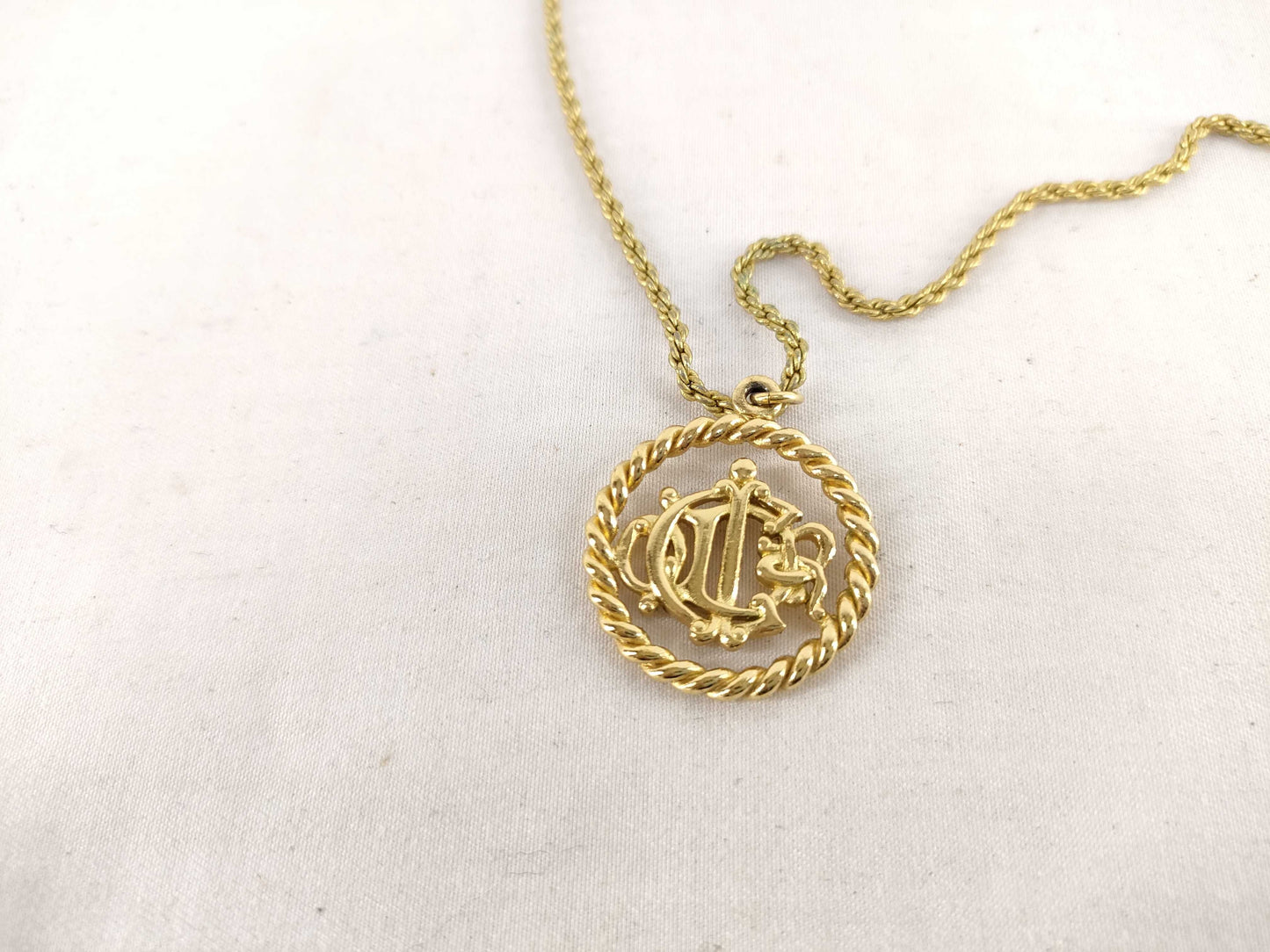 (10461_0366) Dior Dior Necklace Logo Necklace