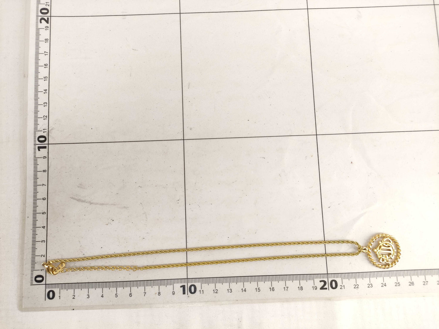 (10461_0366) Dior Dior Necklace Logo Necklace