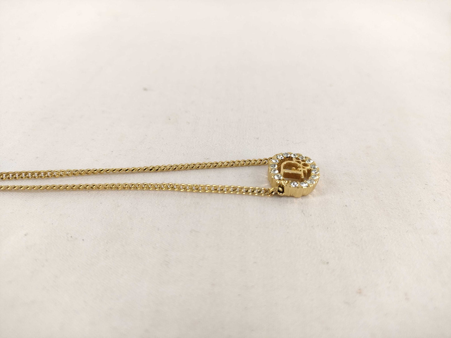 (10461_0355) Dior Dior Necklace Logo Circle Necklace