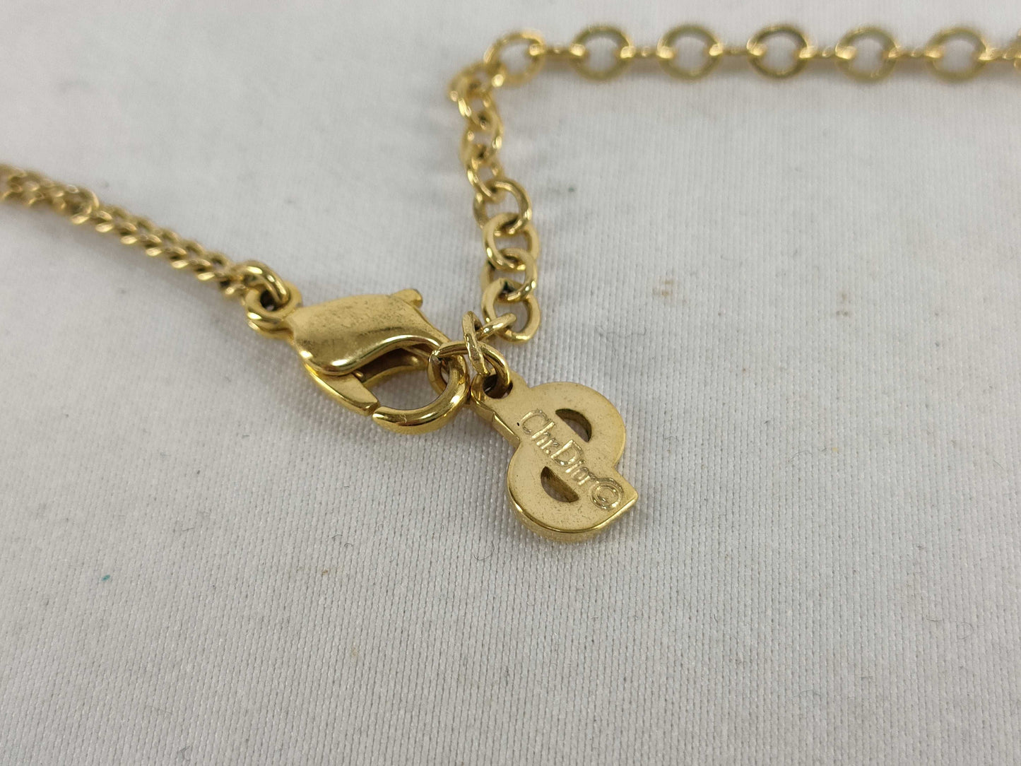 (10461_0355) Dior Dior Necklace Logo Circle Necklace