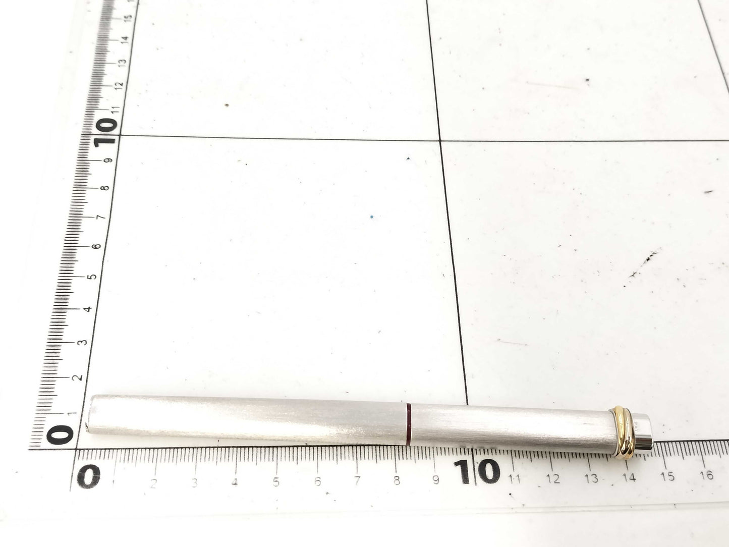 (10461_0067) Cartier Must Silver Pen & Fountain Pen