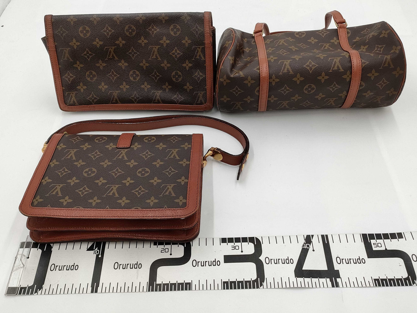 (10463_0007) LOUIS VUITTON LV bag 3 pieces bag