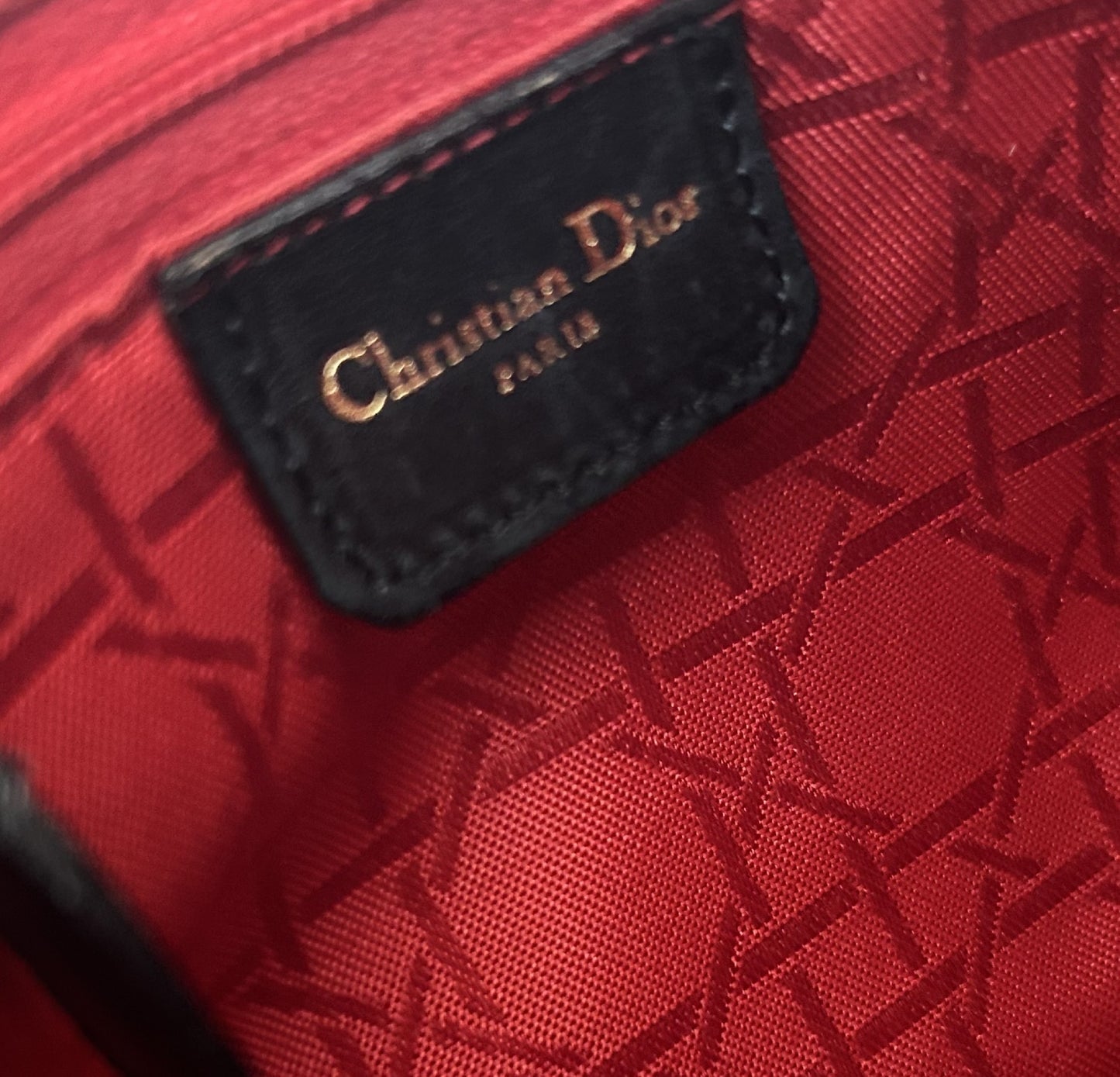 (10460_0344) Dior Canage Leather Bag