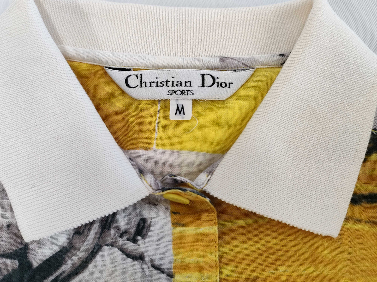 (10462_0337) Dior Christian Dior SPORTS Short Sleeve Shirt All Over Pattern M Top