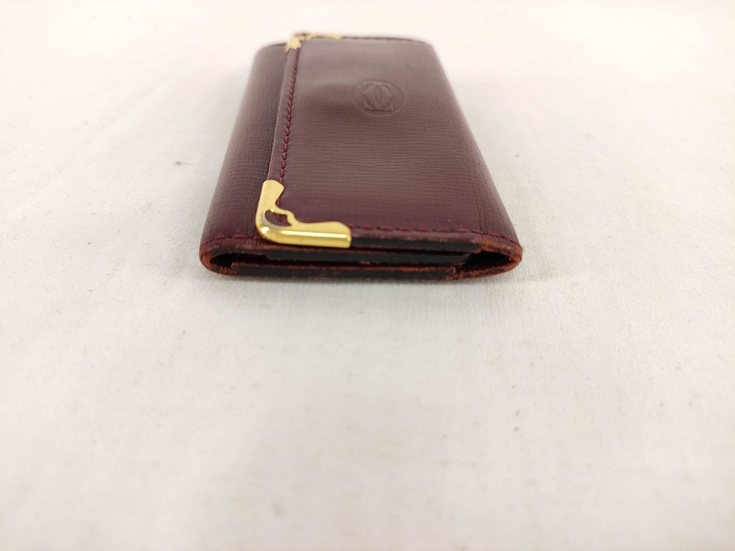 (10461_0069) Cartier CARTIER Key Case 4 Mastline Key Case Keychain