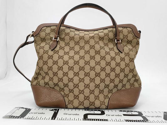 GUCCI GG Canvas Shoulder Bag 353120 002123 Beige Handbag