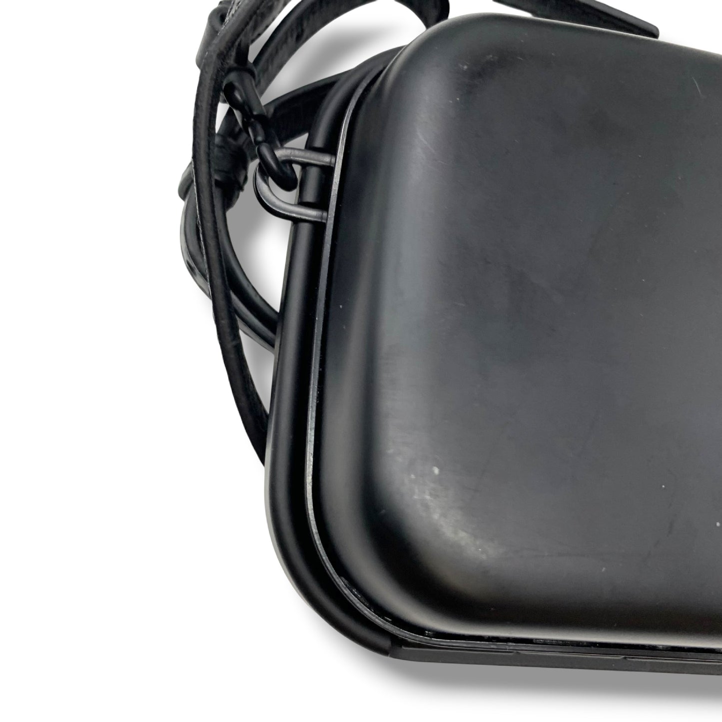 (10460_0218) BALENCIAGA BALENCIAGA Black Lunch Box Mini Shoulder Bag Shoulder Bag