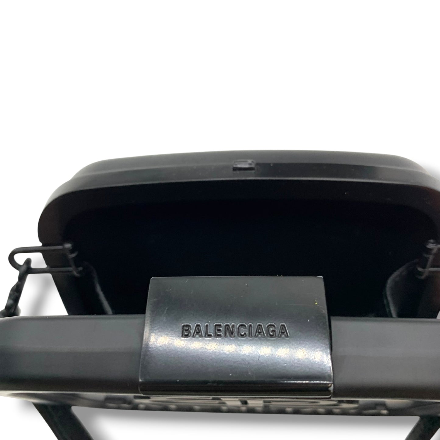 (10460_0218) BALENCIAGA BALENCIAGA Black Lunch Box Mini Shoulder Bag Shoulder Bag