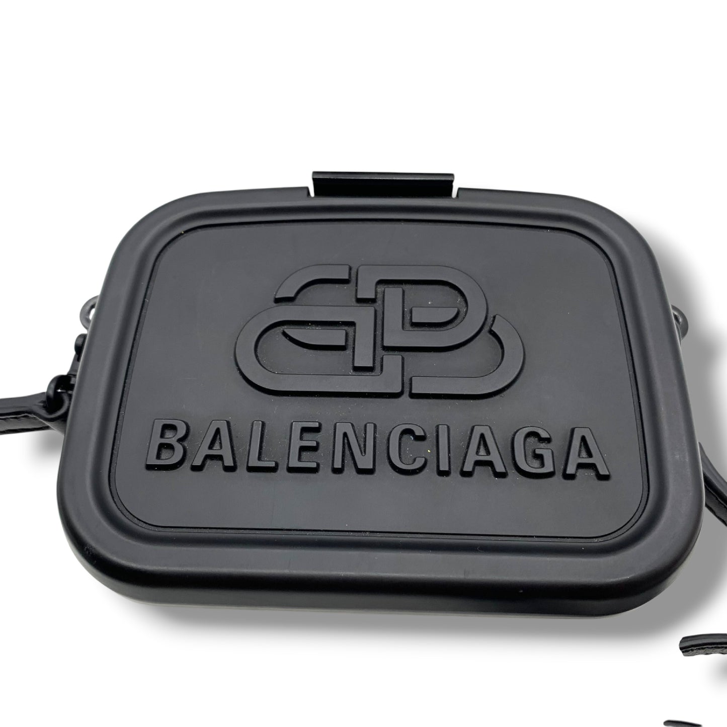(10460_0218) BALENCIAGA BALENCIAGA Black Lunch Box Mini Shoulder Bag Shoulder Bag