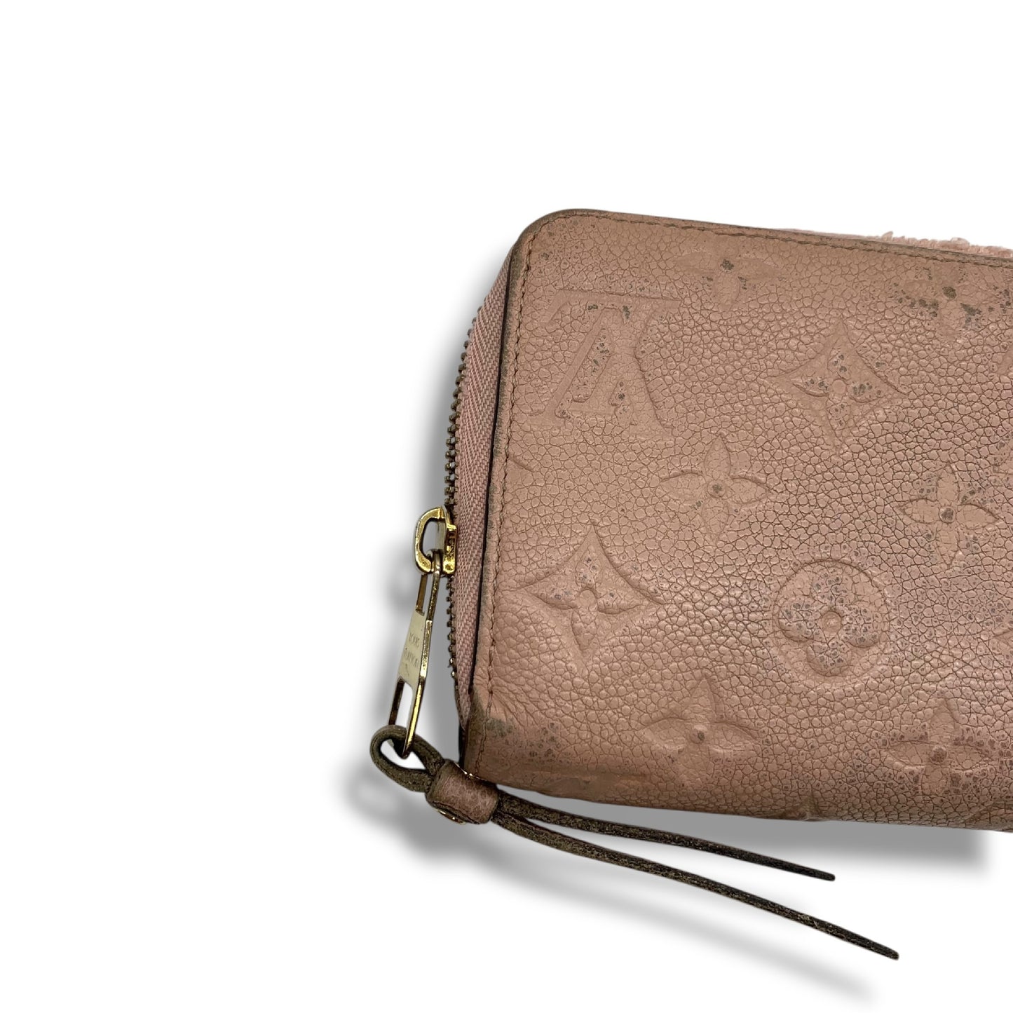 LOUIS VUITTON Empreinte Round Zip Wallet Pink Wallet