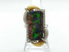 Opal D0.38ct PT900/K18 21.7g Ring