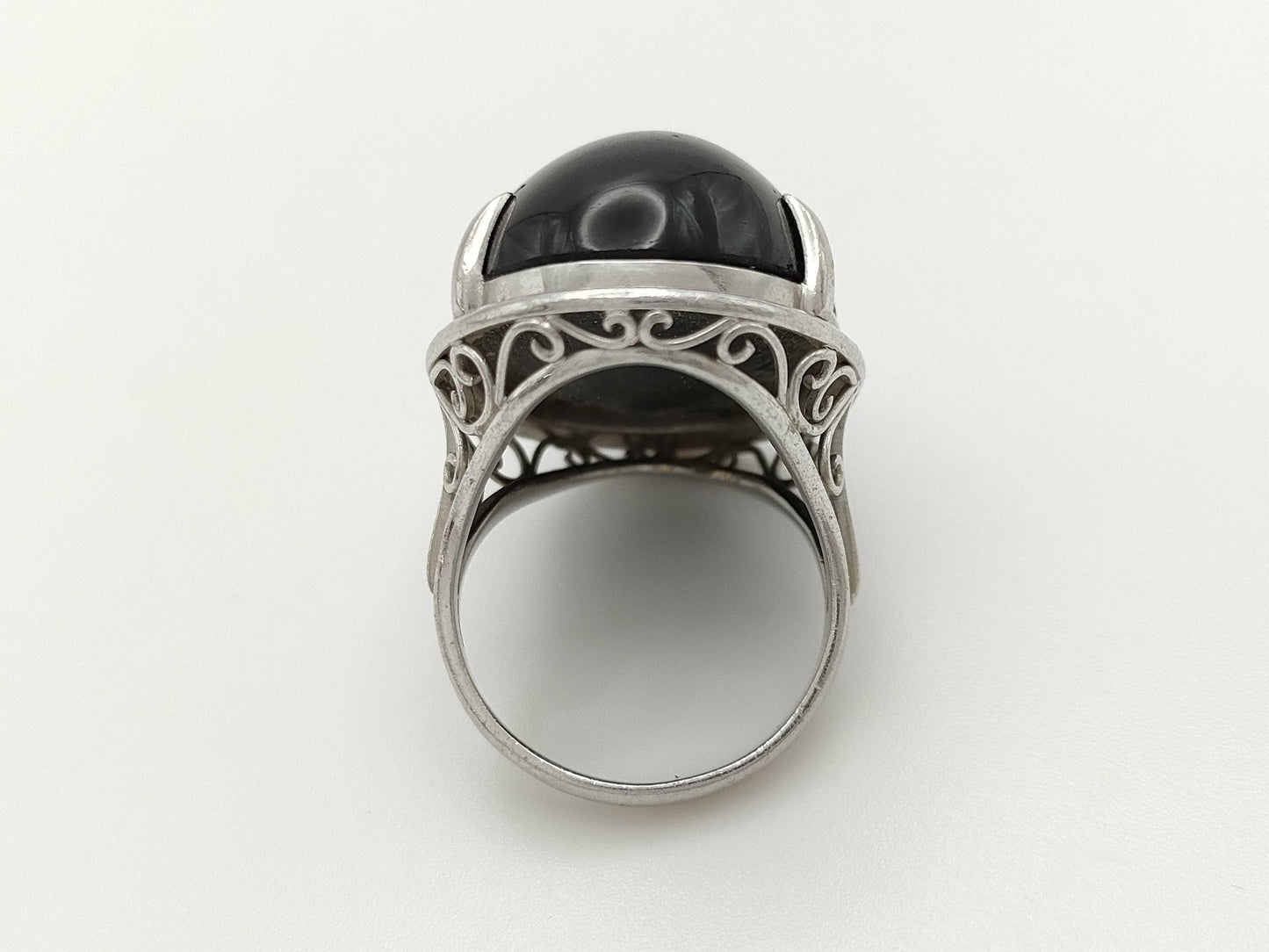 Colored Stone PT900 Ring 24.3g