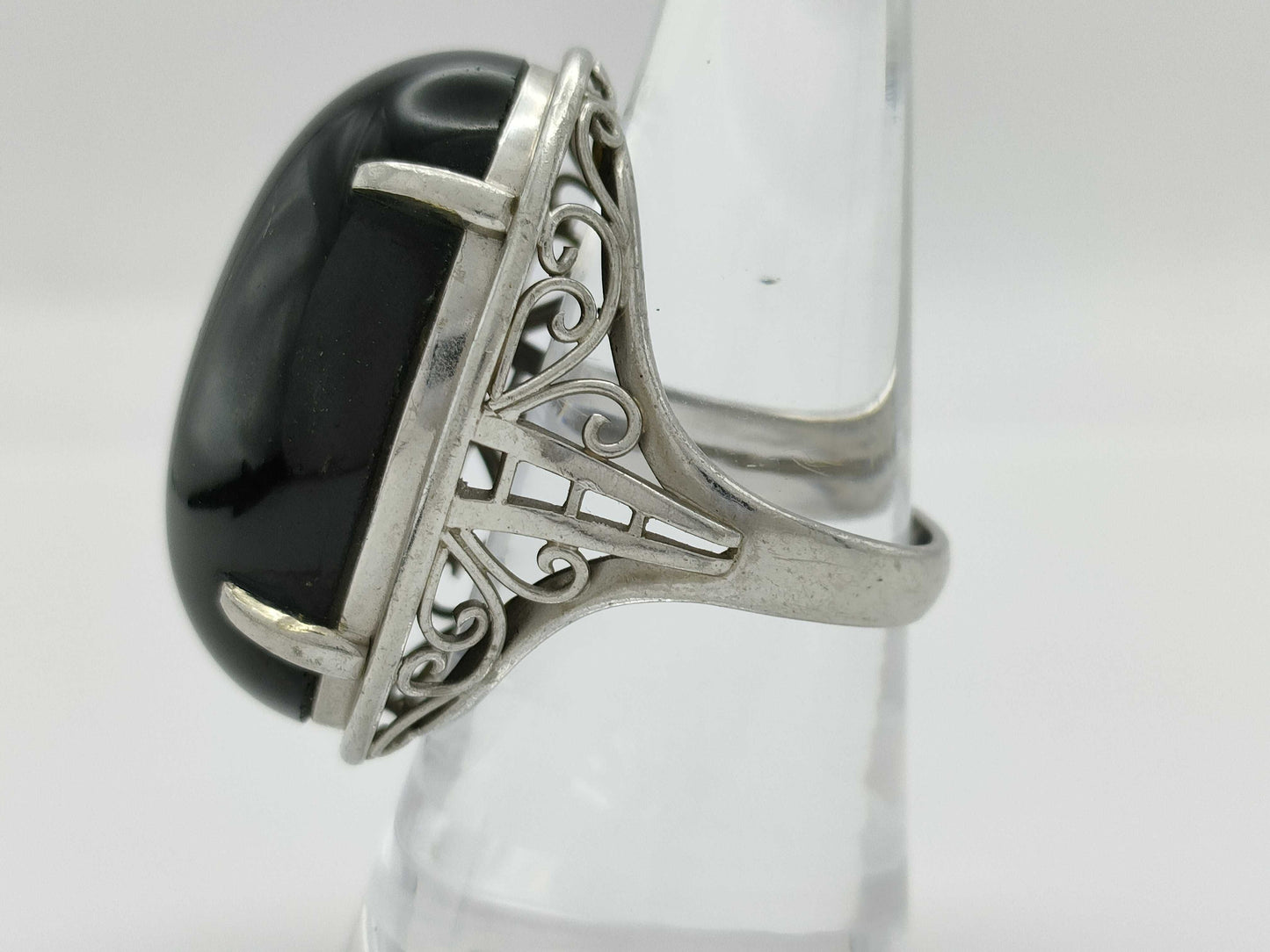 Colored Stone PT900 Ring 24.3g