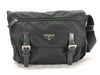 PRADA Nylon Messenger Bag, Black Nylon Shoulder Bag