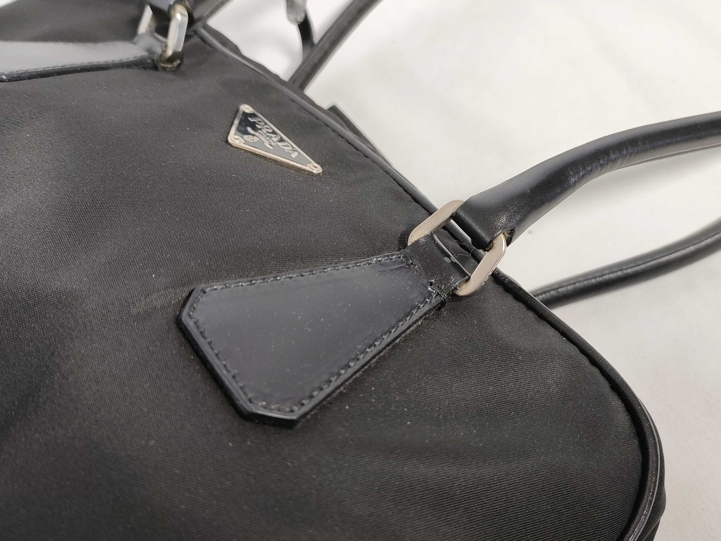 PRADA Nylon PRADA Prada Tote Bag Nylon Handbag Black Handbag