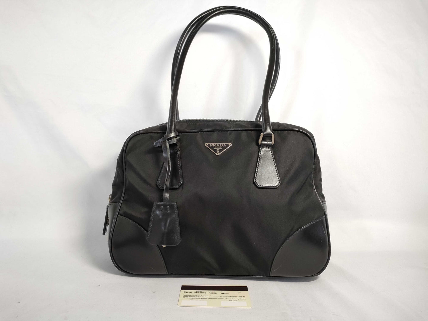 PRADA Nylon PRADA Prada Tote Bag Nylon Handbag Black Handbag
