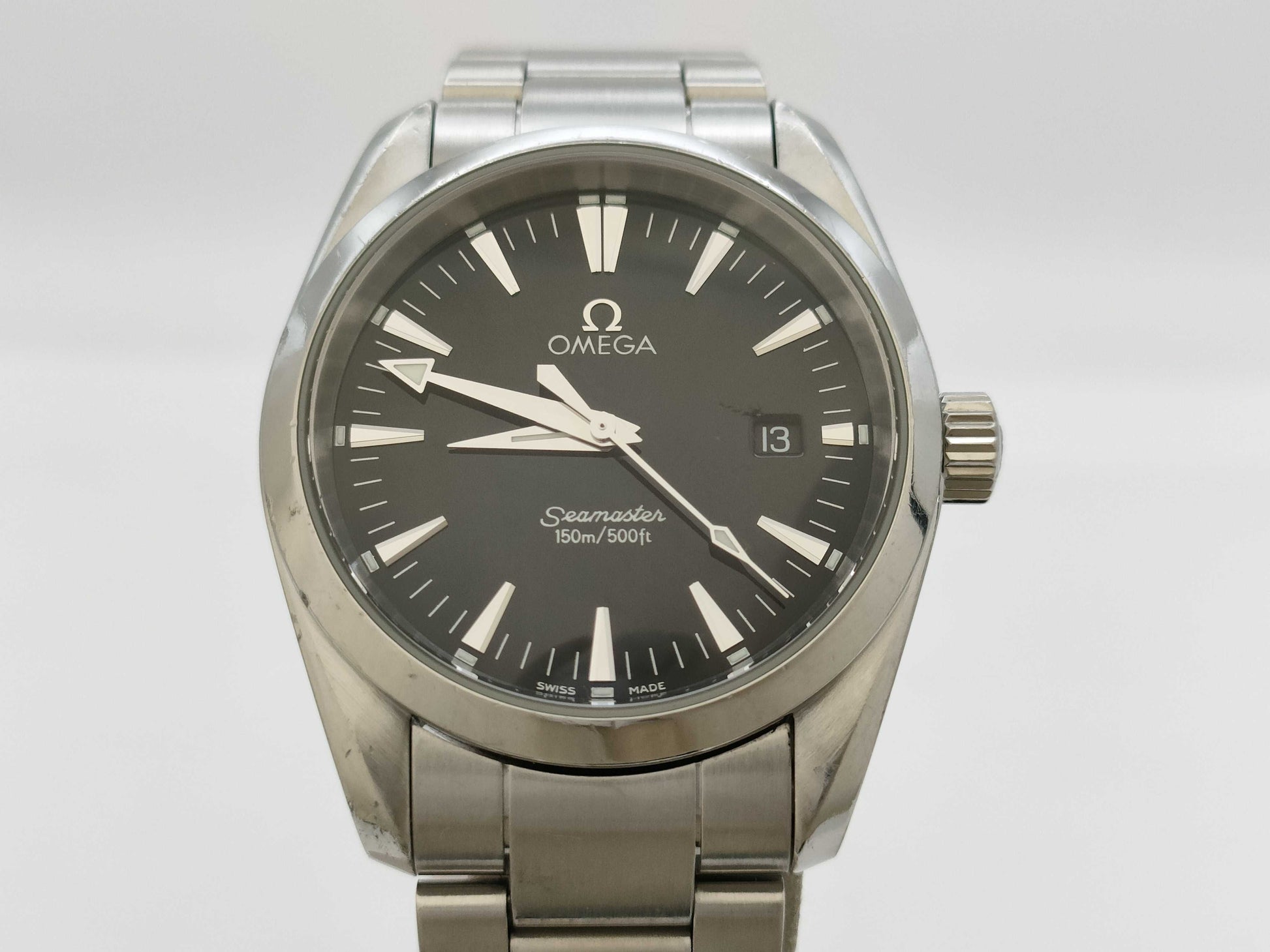 OMEGA Seamaster Aqua Terra 2518.50 59719579 Quartz Black Dial Men's Watch