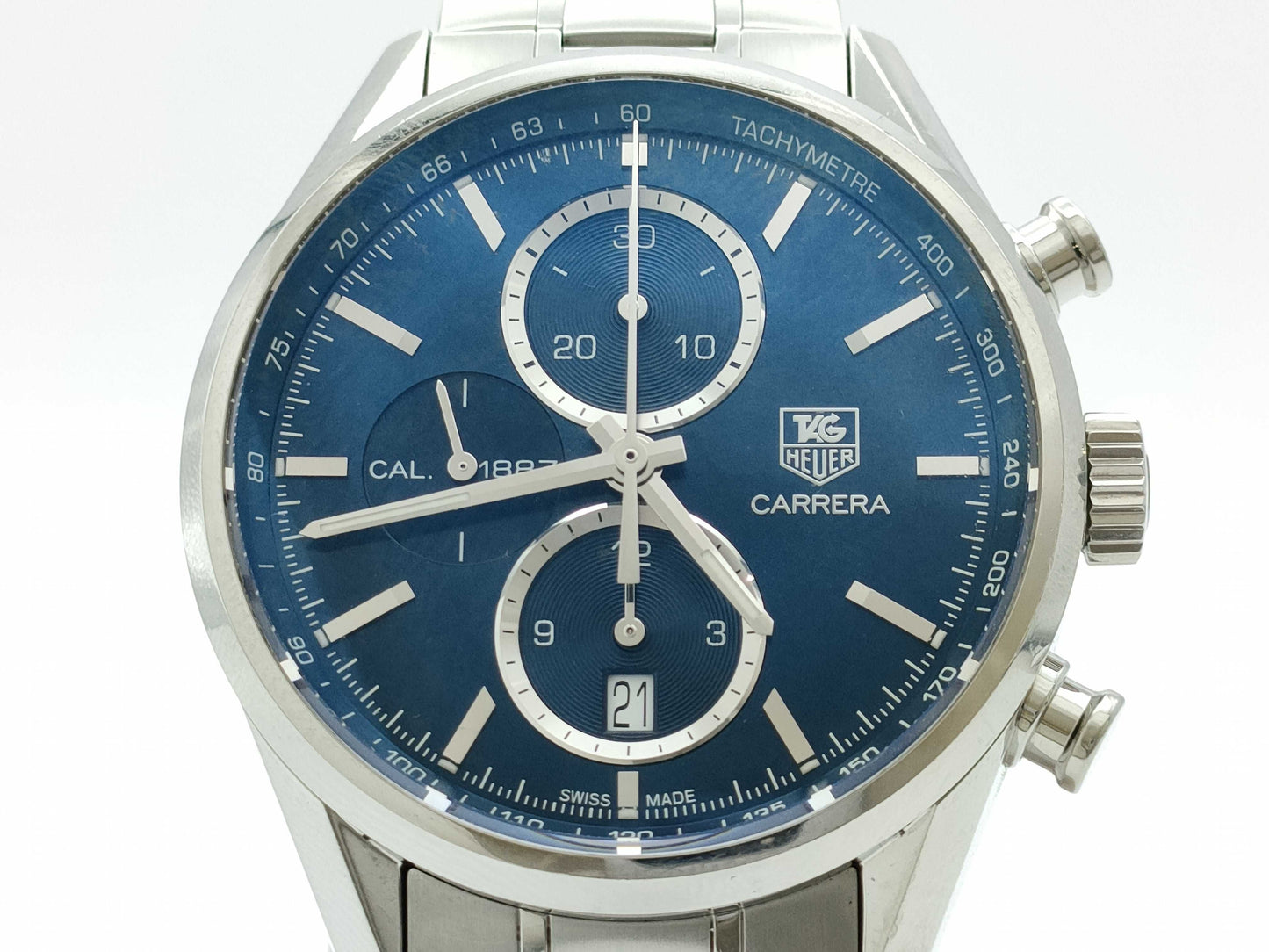 TAG Heuer Carrera CAR2115-0 EAZ1722 Automatic Blue Dial Men's Watch