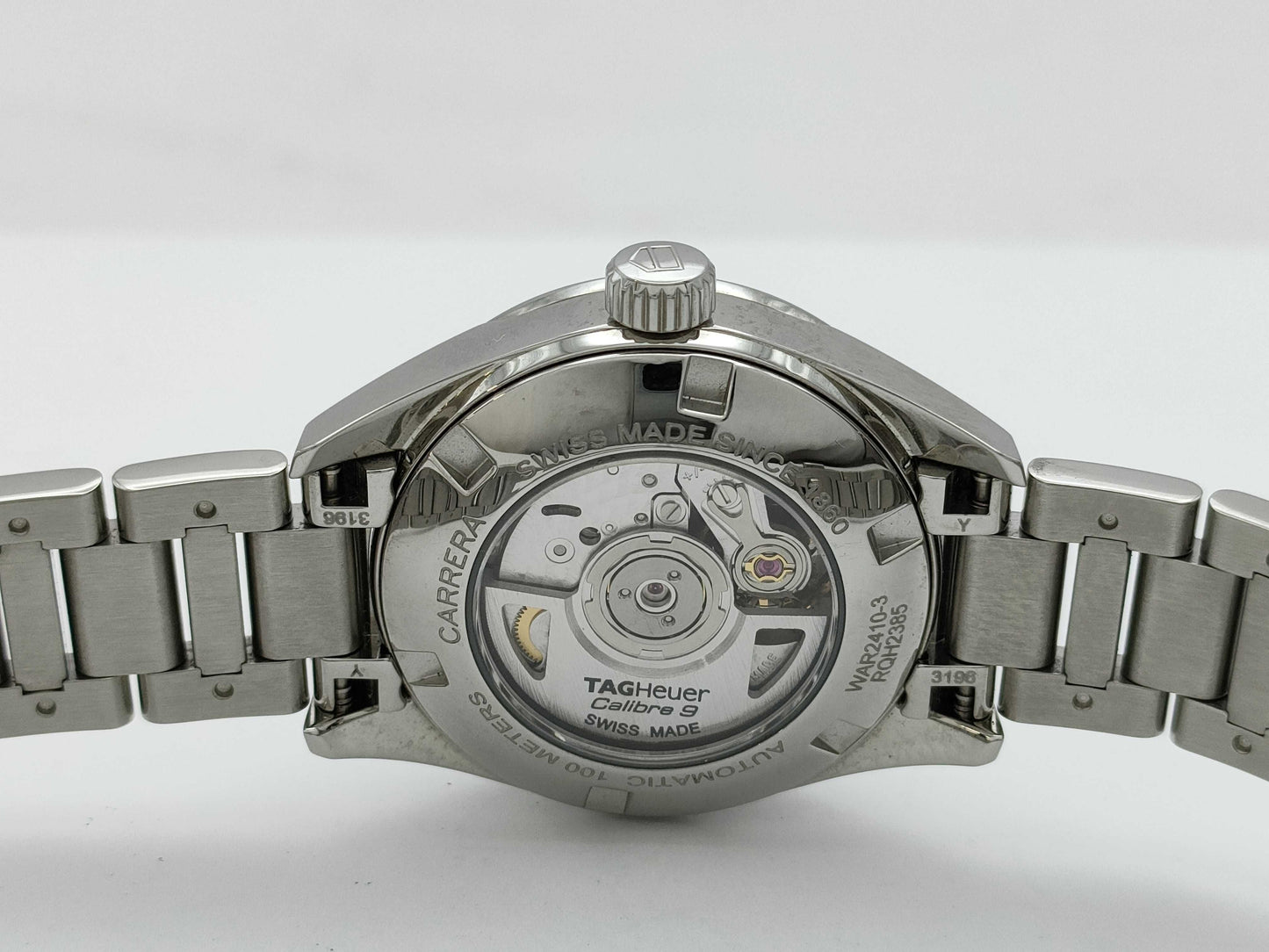 TAG Heuer Carrera WAR2410.BA0776 RQH2385 Automatic Black Dial Women's Watch