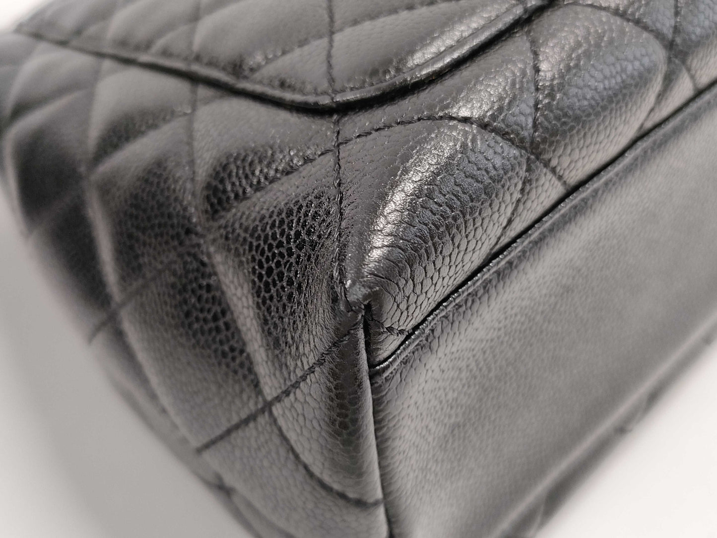 CHANEL Caviar Kelly-style Handbag, No. 6