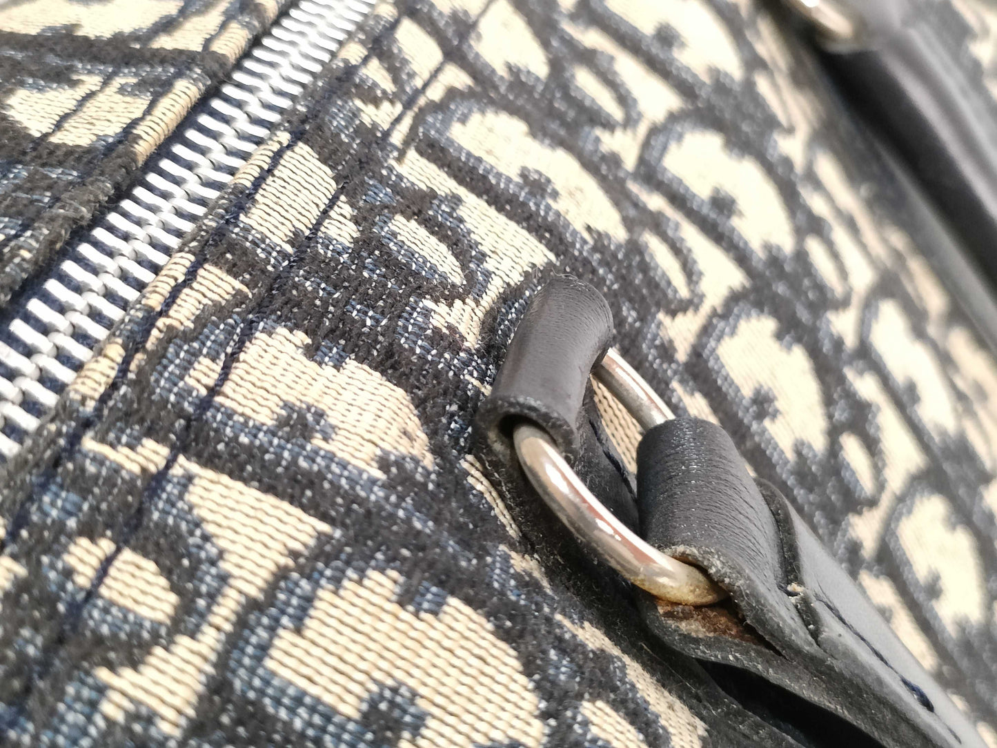 Dior Trotter Trotter Handbag Mini Boston Bag