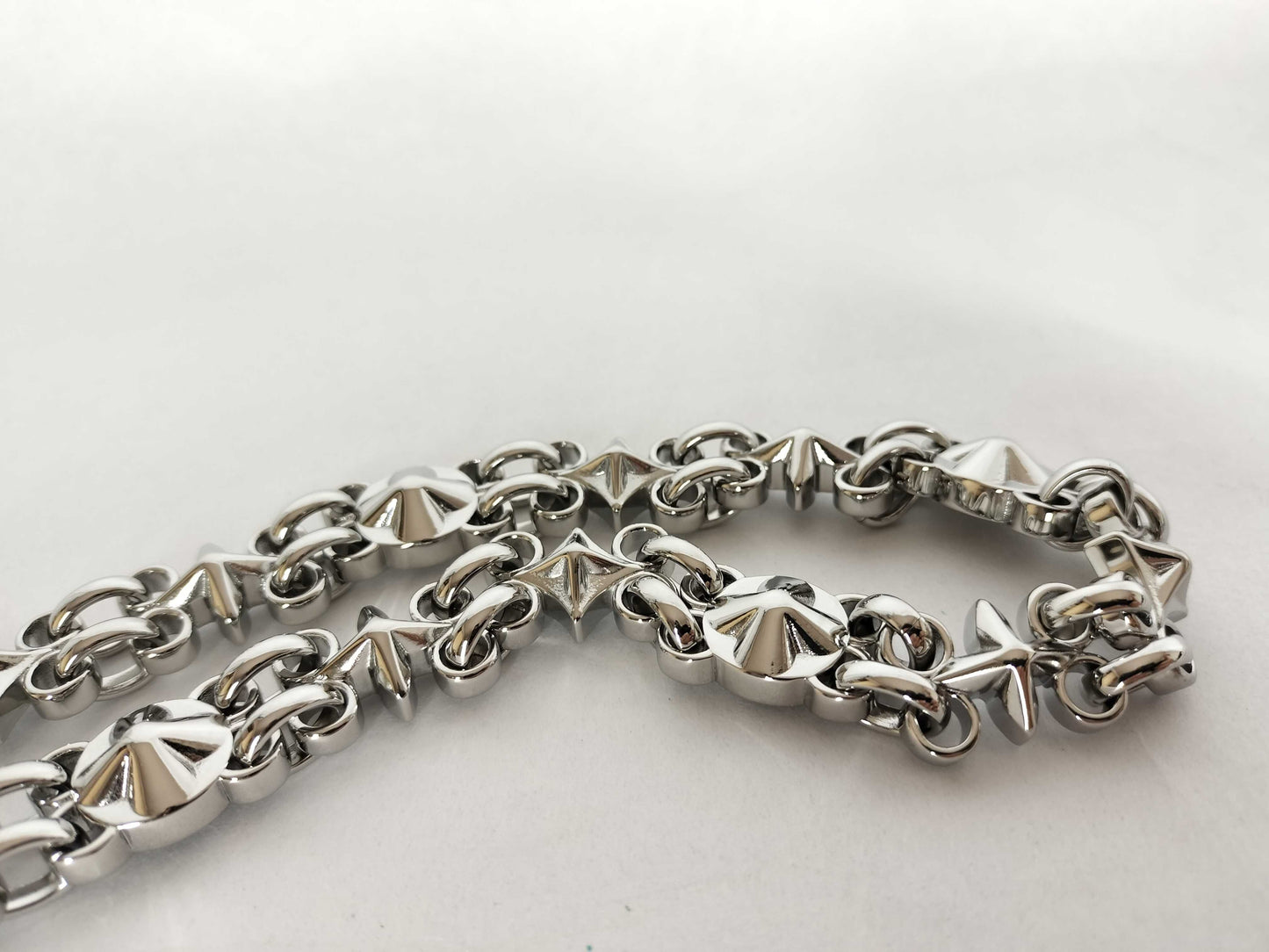 LOUIS VUITTON Louis Vuitton Dauphine Accessory Strap, Silver Stainless Steel with Silver Brass Hardware