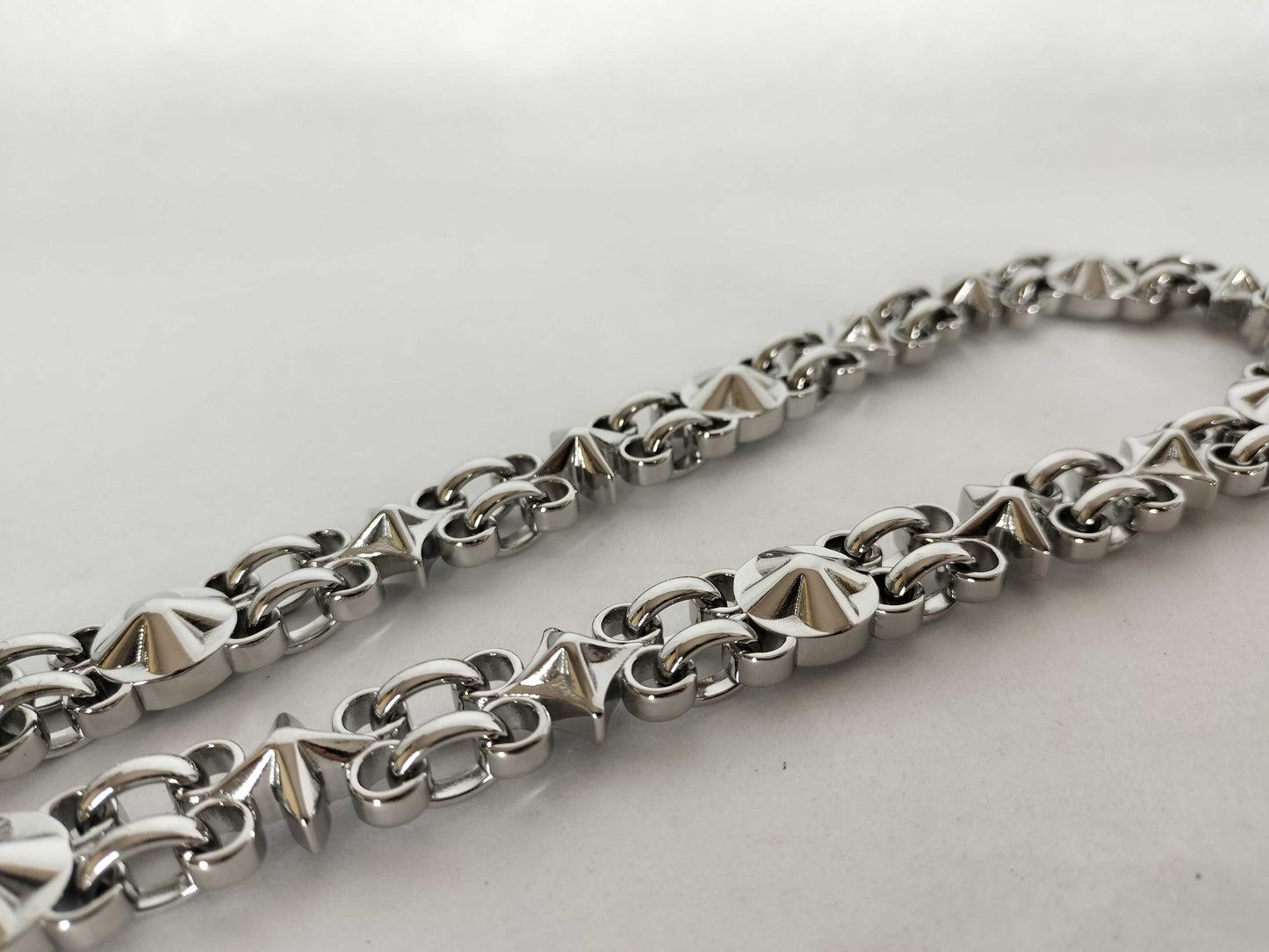 LOUIS VUITTON Dauphine Accessory Strap, Silver Stainless Steel with Silver Brass Hardware