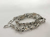 LOUIS VUITTON Louis Vuitton Dauphine Accessory Strap, Silver Stainless Steel with Silver Brass Hardware