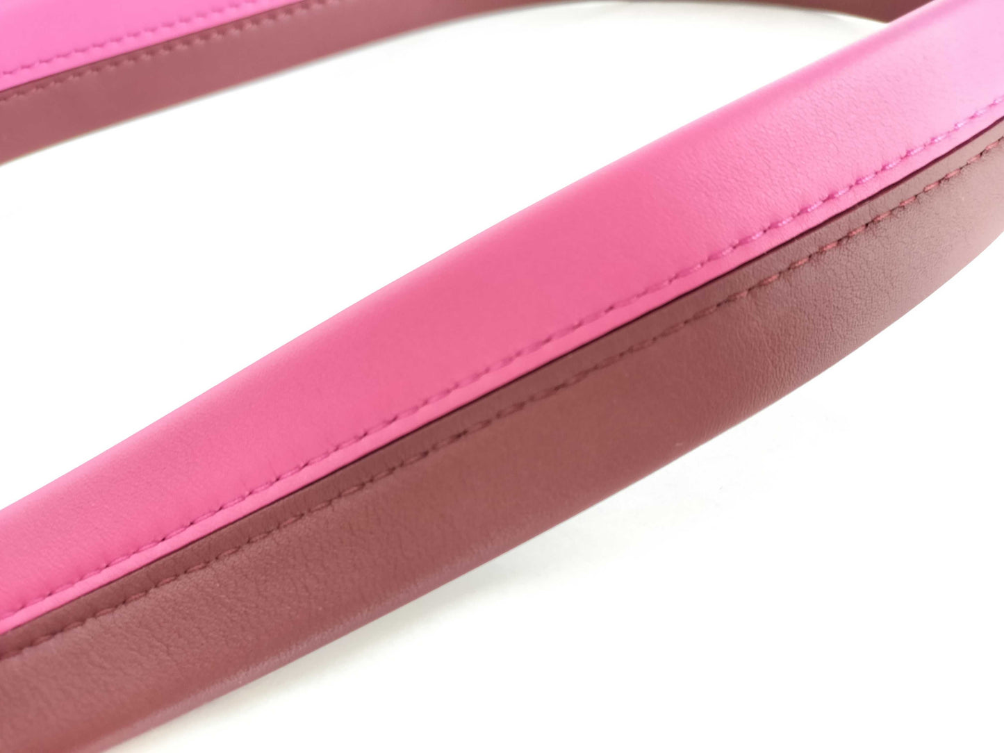 LOUIS VUITTON Signature Strap, Brown/Pink, Signature Canvas with Gold Hardware