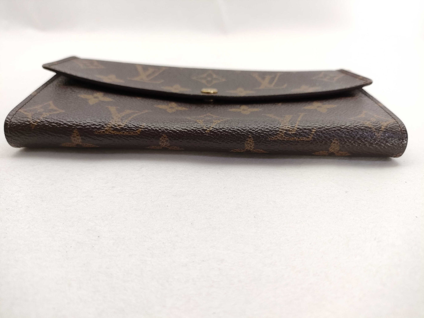 LOUIS VUITTON LOUIS VUITTON Monogram LV Monogram Porte Monnaie Credit Wallet M61725 MB1002