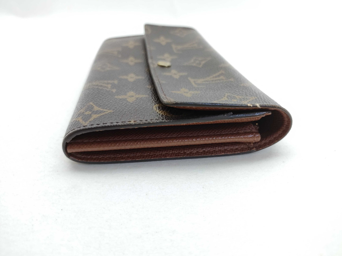 LOUIS VUITTON LOUIS VUITTON Monogram LV Monogram Porte Monnaie Credit Wallet M61725 MB1002