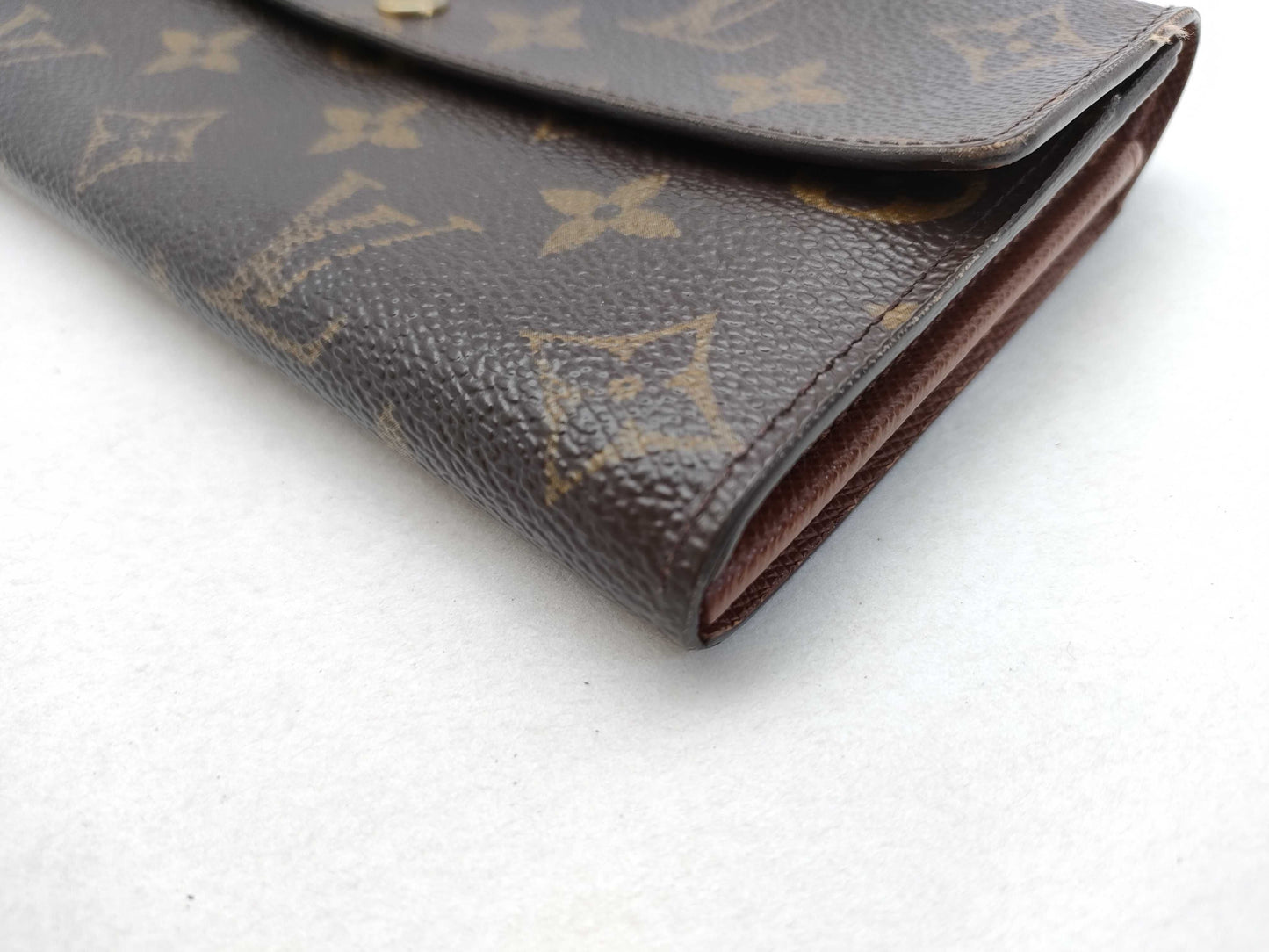 LOUIS VUITTON LOUIS VUITTON Monogram LV Monogram Porte Monnaie Credit Wallet M61725 MB1002