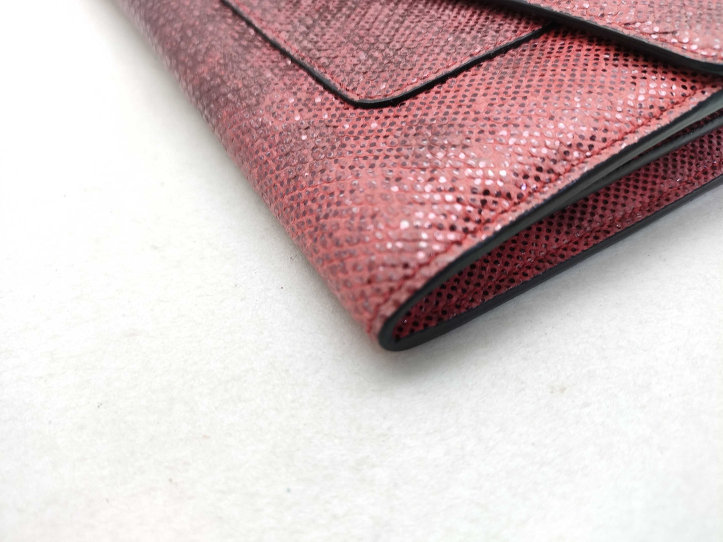 BVLGARI Serpenti Python Chain Wallet EL・N18・287232 Pink Wallet