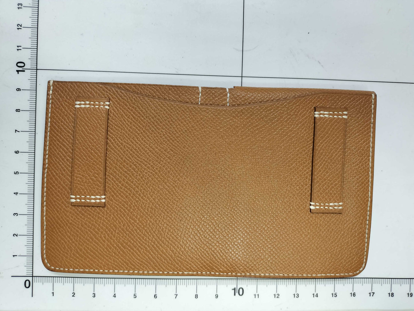 HERMES Leather Accessory Case Brown Other Accessories