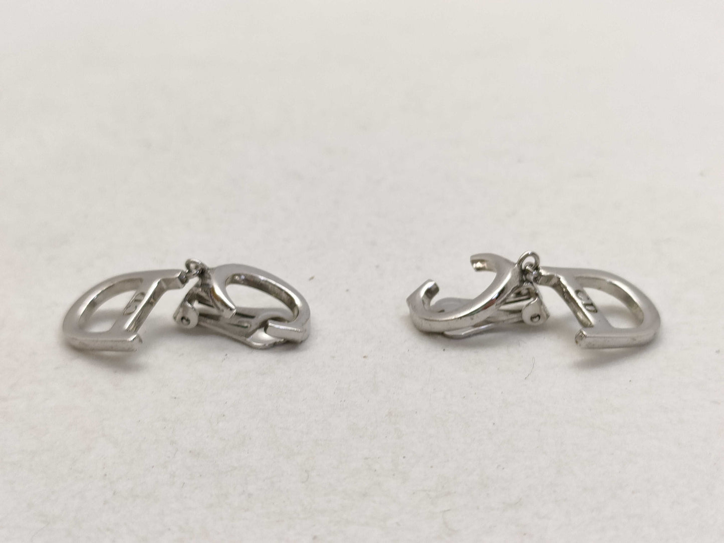 Dior Christian Dior earrings, plated silver earrings