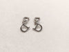 Dior Christian Dior earrings, plated silver earrings