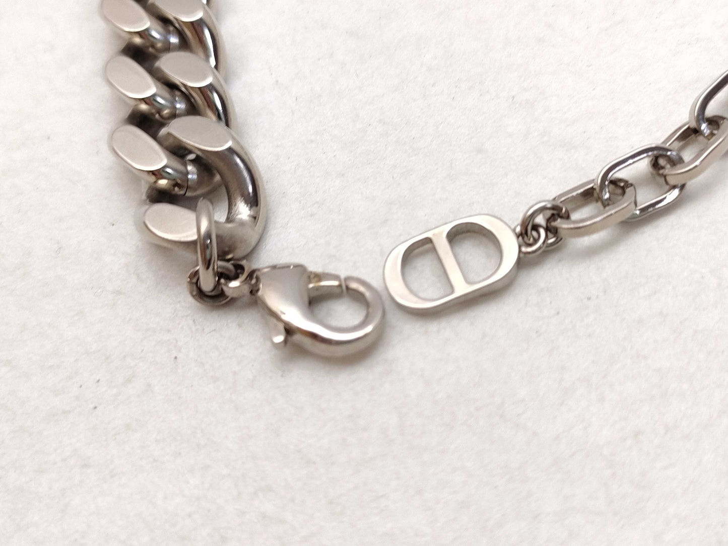 Dior Christian Dior Bracelet Plated Silver Bracelet Bangle
